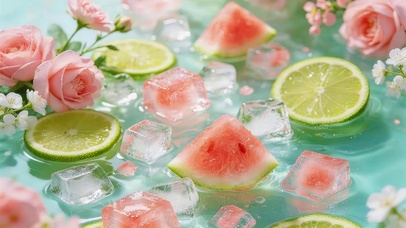 小清新夏日水果