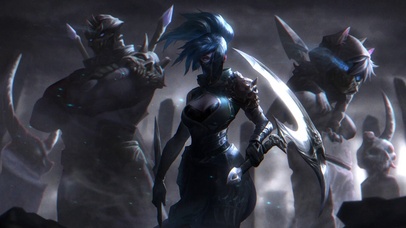 LOL鬼灵猎人阿卡丽