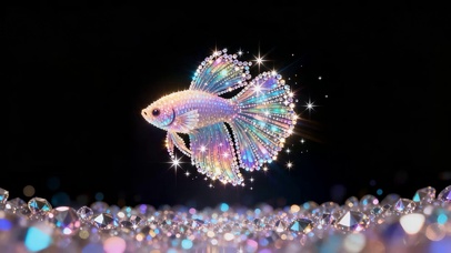 梦幻水晶七彩斗鱼