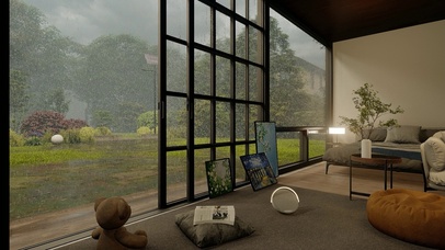 民社方案0617F雨天卧室赏雨