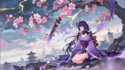 樱花树下雷电将军