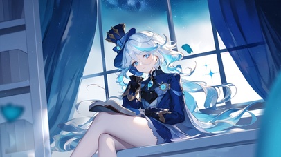 窗边少女芙宁娜