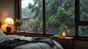 雨窗读闲