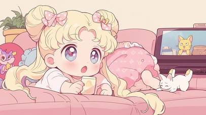 月野兔宅家日常