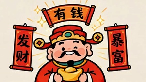 财神爷有钱发财暴富