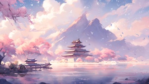 4K 烟波湖面