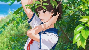 海边的少女