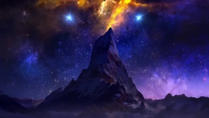 巨神峰的星空