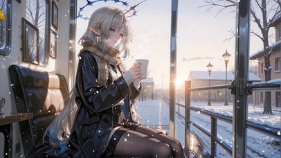 冬日暖饮时光芙露德莉斯