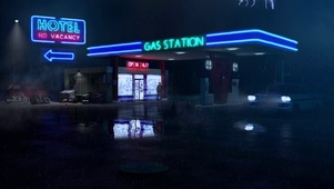 雨天加油站.