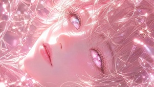 粉色少女