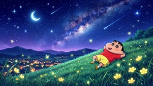 小新看流星