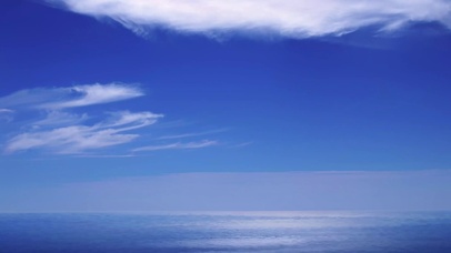 海景蓝天白云