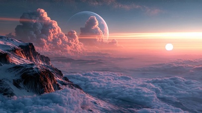 奇幻高山云海