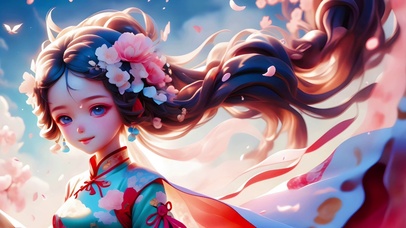 长发古风小萝莉