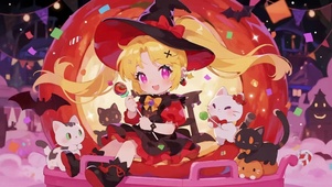 月野兔的摇摇南瓜车