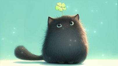 幸运草小猫