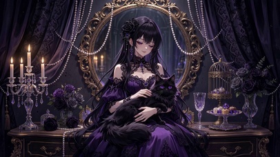 暗黑系魔幻少女