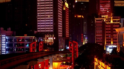  重庆赛博朋克轻轨