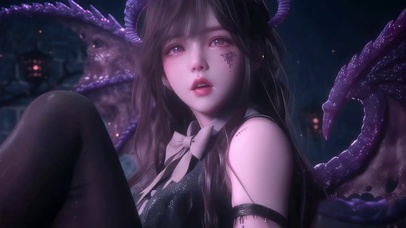 战锤色孽恶魔女孩