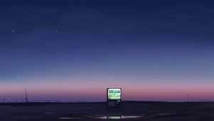 夜晚的贩卖机