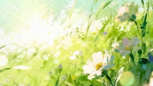 护眼小清新带鱼屏