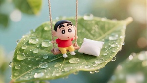 叶子上的秋千小新