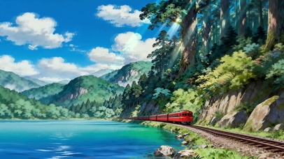 青岸山林湖畔