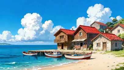 海岸渔村