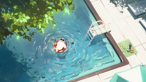 夏日泳池