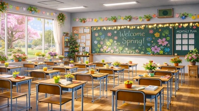 春天的教室