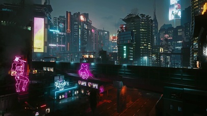 赛博朋克 夜晚未来城