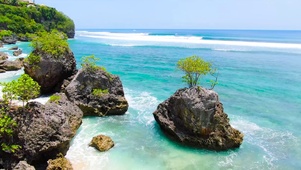 唯美海浪海滩
