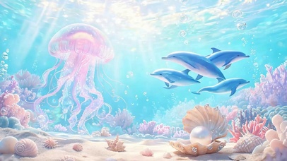 海底游鱼