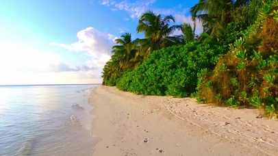 4K 海边沙滩视觉盛宴超美