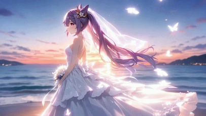 刻晴丨汐岸花纱丨