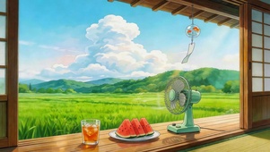 蝉鸣西瓜的夏天