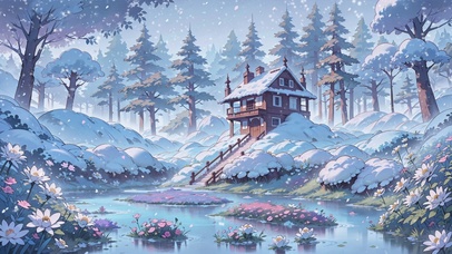 童话落雪小屋