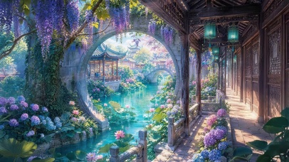 唯美的古镇