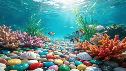 碧海彩石秘境