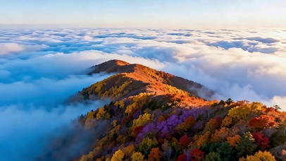 云渡过山川