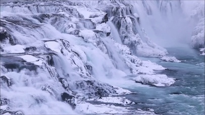 冰雪瀑布