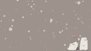 雪地小熊