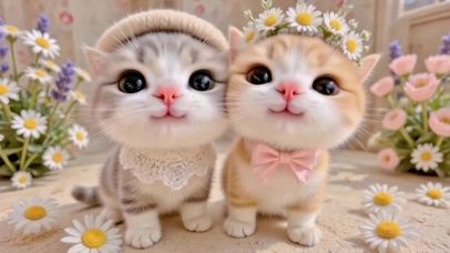 花花怼脸小猫