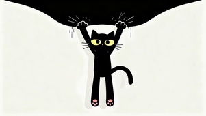可爱顽皮的猫咪