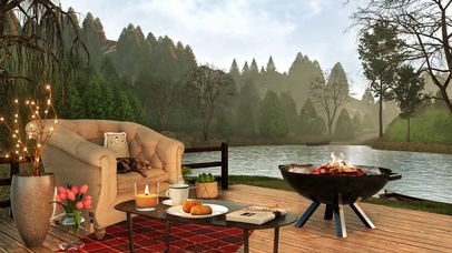 舒适春天森林氛围