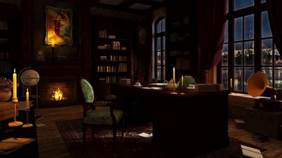 书房窗外的雷雨声