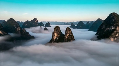 云海奇峰梦幻山川