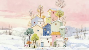 冬日雪景（早晨）