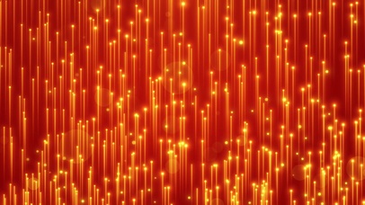 红色背景金色光斑线条